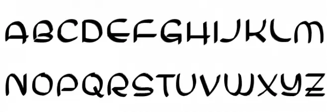 Kinamay Font Litere mari