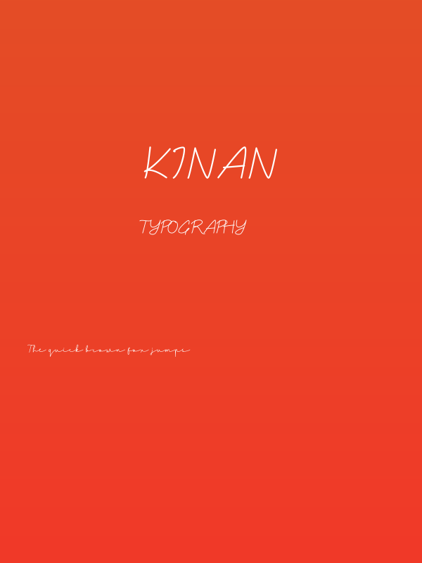 Kinan Poster