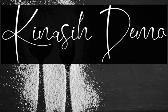 Kinasih Demo Font examples