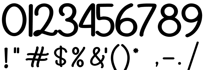 Kind Heart Font OTHER CHARS