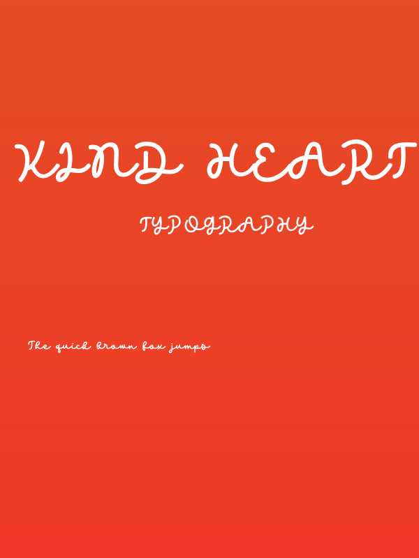 Kind Heart Poster