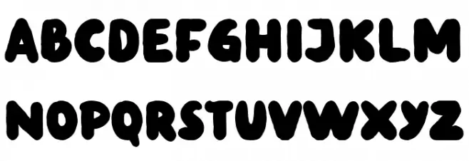 Kind Hearted Caratteri MAIUSCOLE