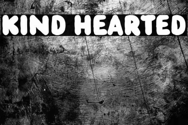 Kind Hearted Font examples