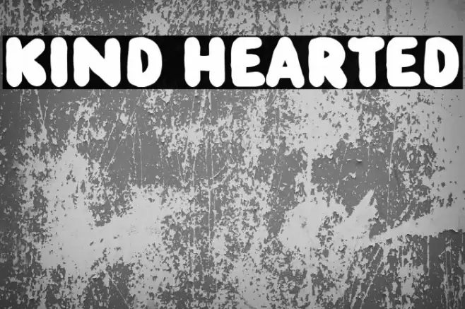 Kind Hearted Font examples