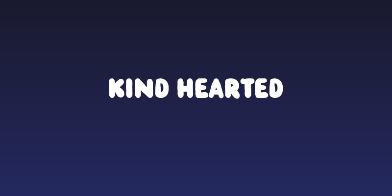 Kind Hearted Social Header