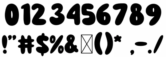 Kind Kids Font OTHER CHARS