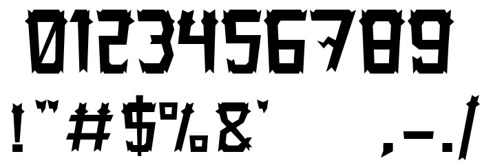 Kind Monster Font OTHER CHARS
