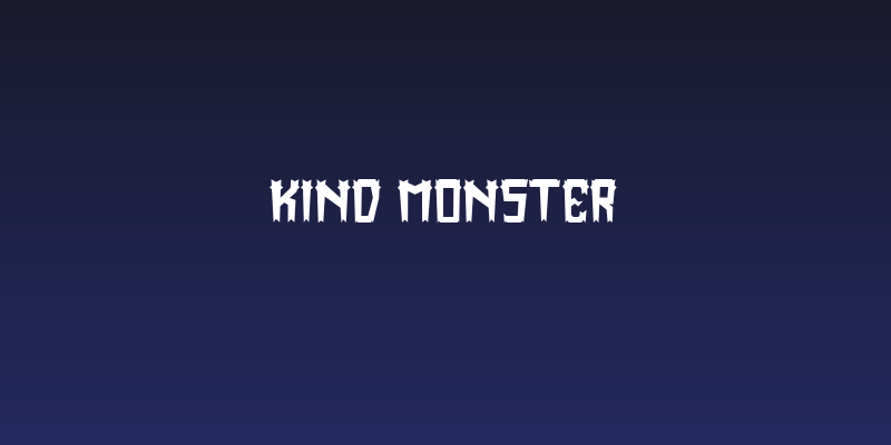 Kind Monster Social Header