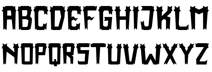 Kind Monster Font LOWERCASE