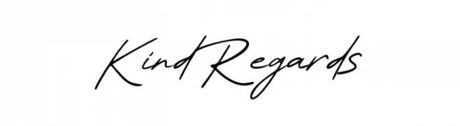 Kind Regards  免费字体下载