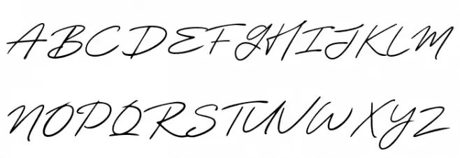 Kind Regards Font Litere mari