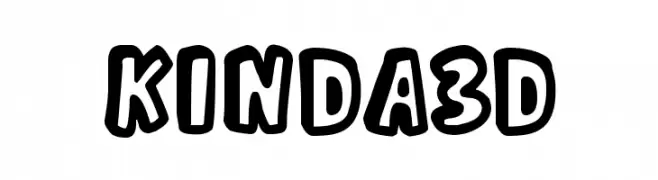 Kinda 3D  Frei Schriftart Herunterladen