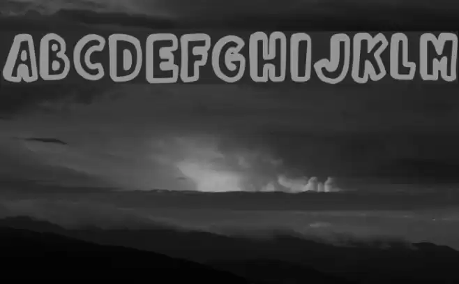 Kinda 3D Font examples