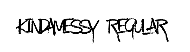 KindaMessy-Regular  नि: शुल्क फ़ॉन्ट्स डाउनलोड