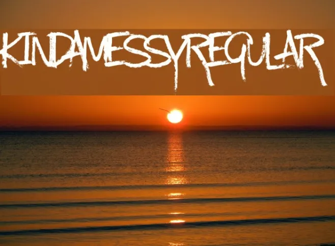 KindaMessy-Regular Example 3