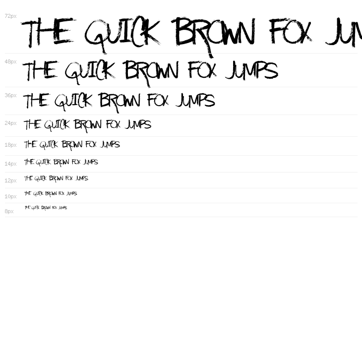 KindaMessy-Regular Waterfall