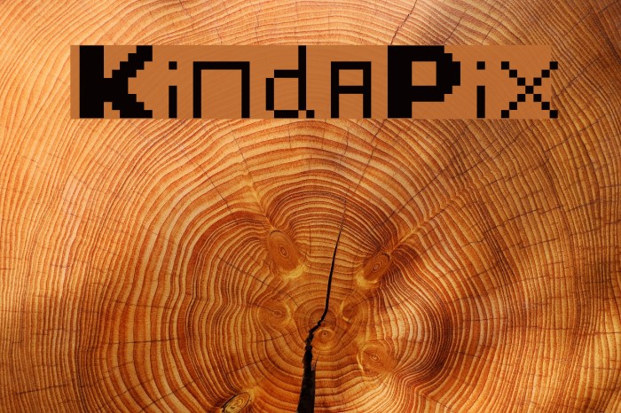 KindaPix Font examples