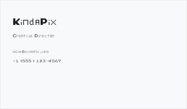 KindaPix Business Card