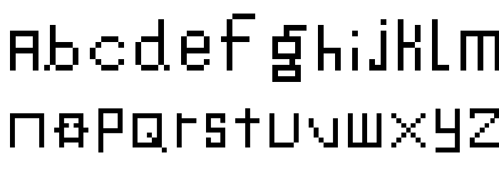 KindaPix Font LOWERCASE