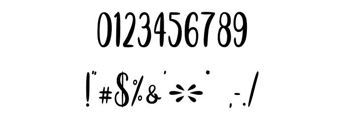 KindandRichPersonalUse Font OTHER CHARS