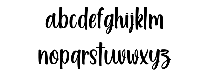KindandRichPersonalUse Font LOWERCASE