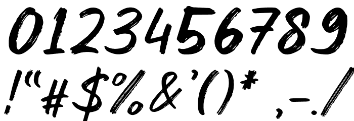Kinder Boy Italic Font OTHER CHARS