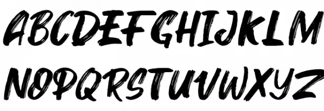 Kinder Boy Italic Шрифта ВЕРХНИЙ
