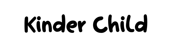 Kinder Child  Free Fonts Download