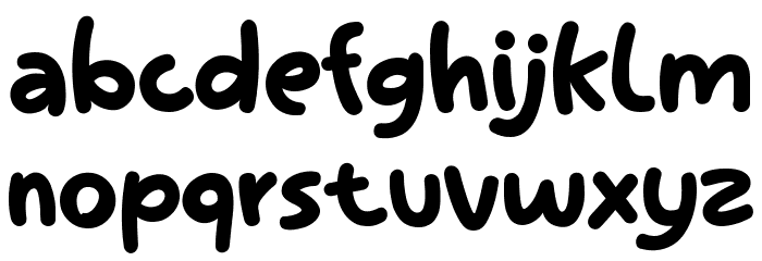Kinder Child Font LOWERCASE