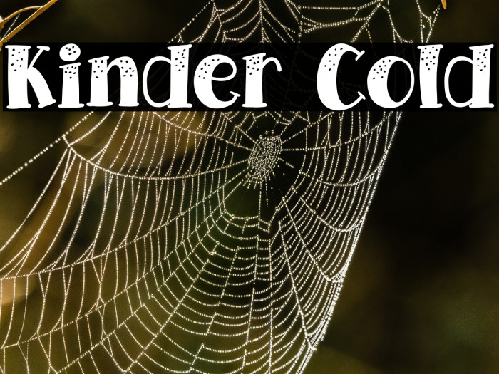 Kinder Cold Example 2