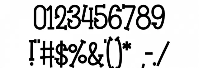 Kinder Flower Font OTHER CHARS