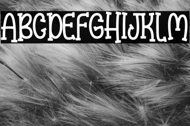 Kinder Flower Шрифта examples