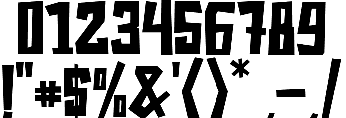 Kinder Surf Font OTHER CHARS