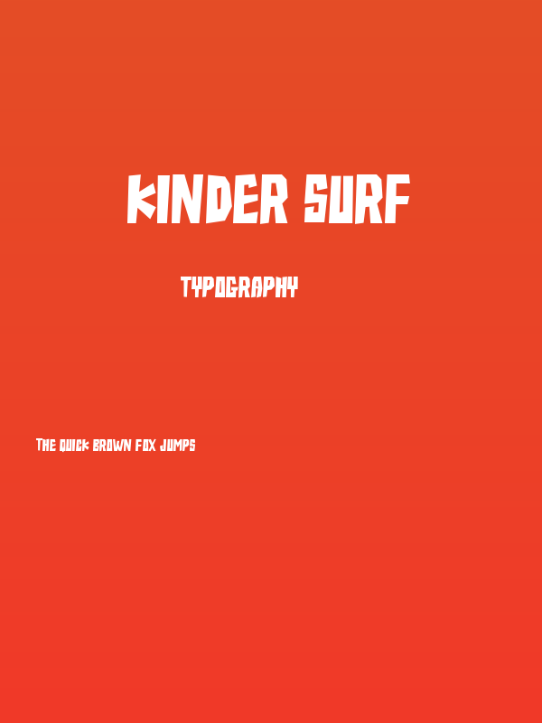 Kinder Surf Poster