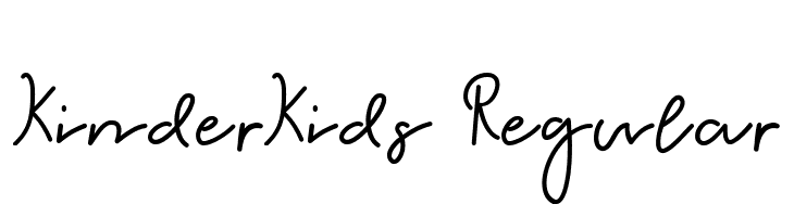 KinderKids Regular  Fuentes Gratis Descargar