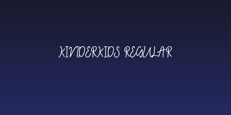 KinderKids Regular Social Header