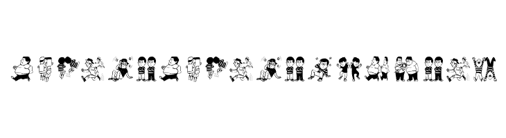 KinderKinderAbsurdo  Frei Schriftart Herunterladen