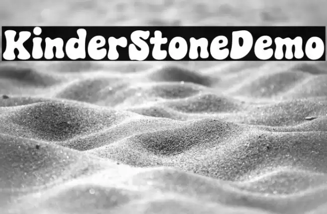 KinderStoneDemo 字体 examples