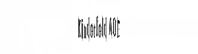 Kinderfeld AOE  Fuentes Gratis Descargar