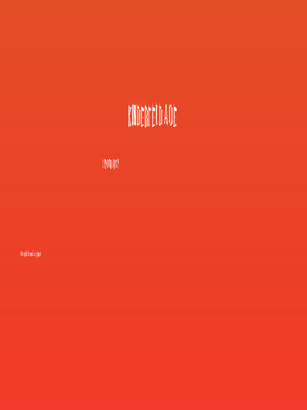 Kinderfeld AOE Poster