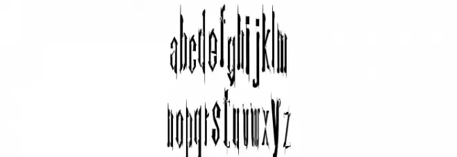 Kinderfeld AOE خط أحرف صغيرة