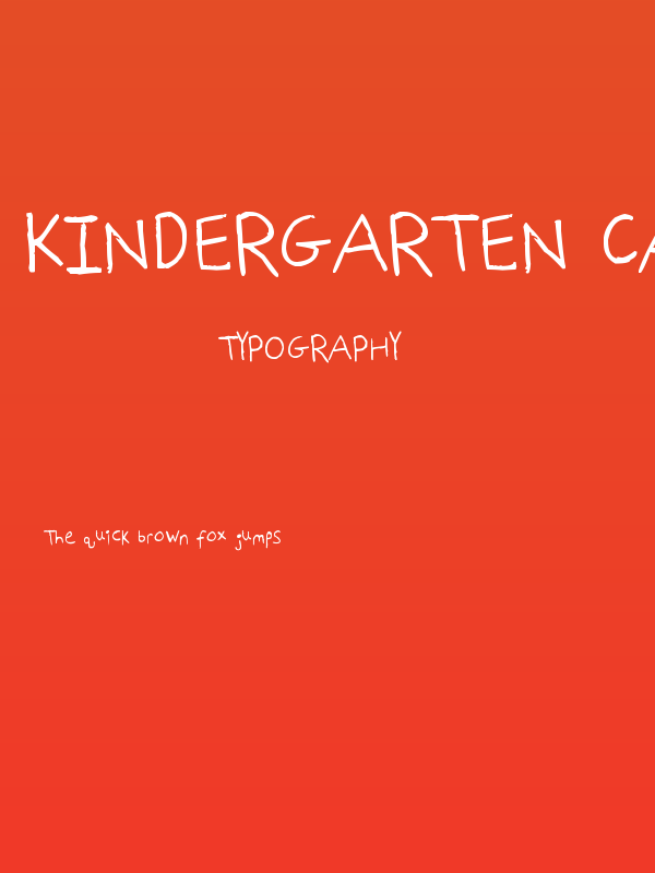 Kindergarten Cam Poster