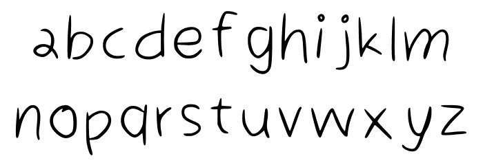 Kindergarten Regular Polices MINUSCULES