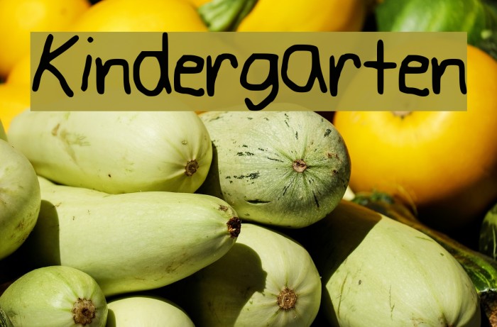 Kindergarten Example 2