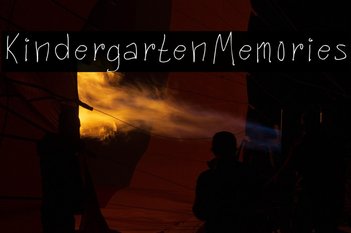 KindergartenMemories Example 1