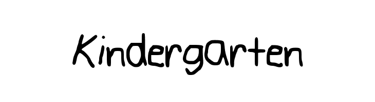 Kindergarten Font - FFonts.net