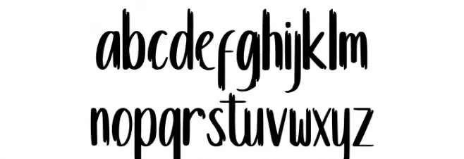 Kinderjoe Regular 字体 小写