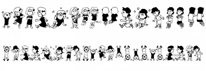 Kinderkinder لخطوط تنزيل الأحرف الكبيرة
