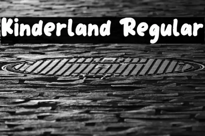 Kinderland Regular Font examples