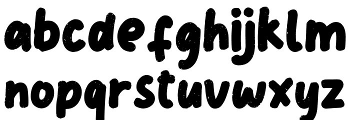 Kinderland Regular Font Litere mici